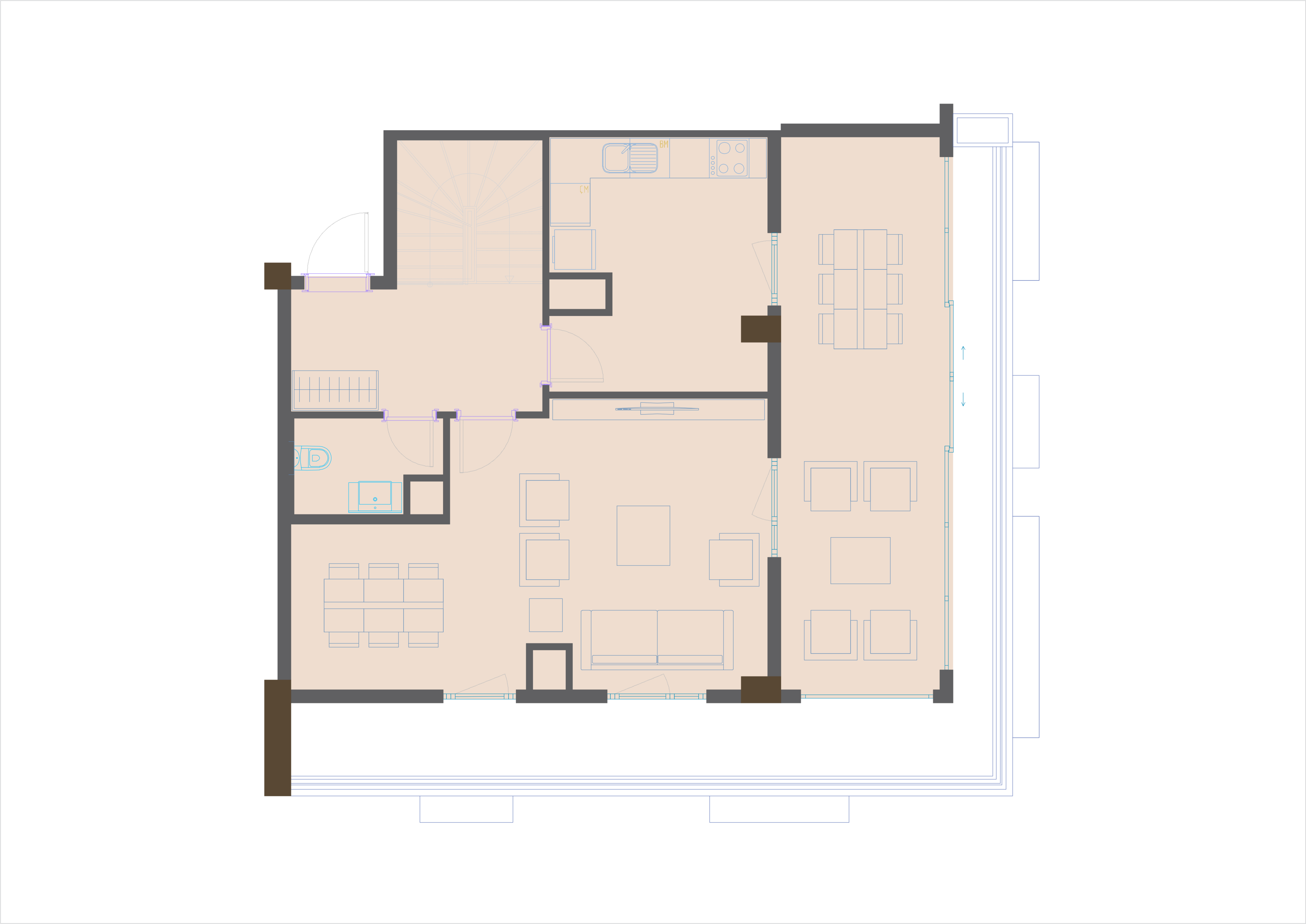 4-комнатная квартира, 128.1 м² — планировка