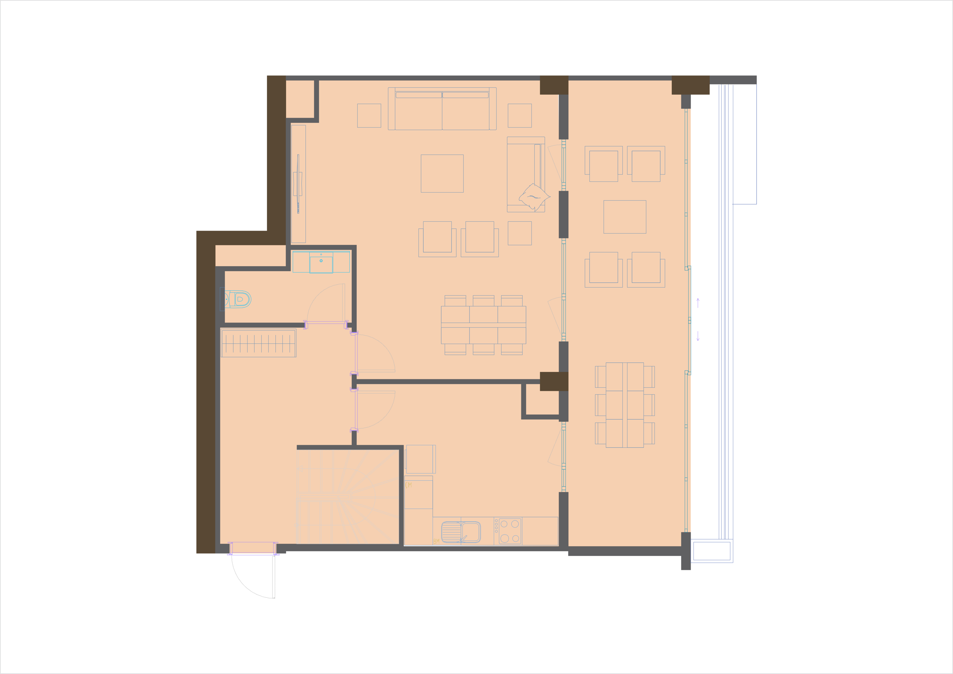 4-комнатная квартира, 150.2 м² — планировка
