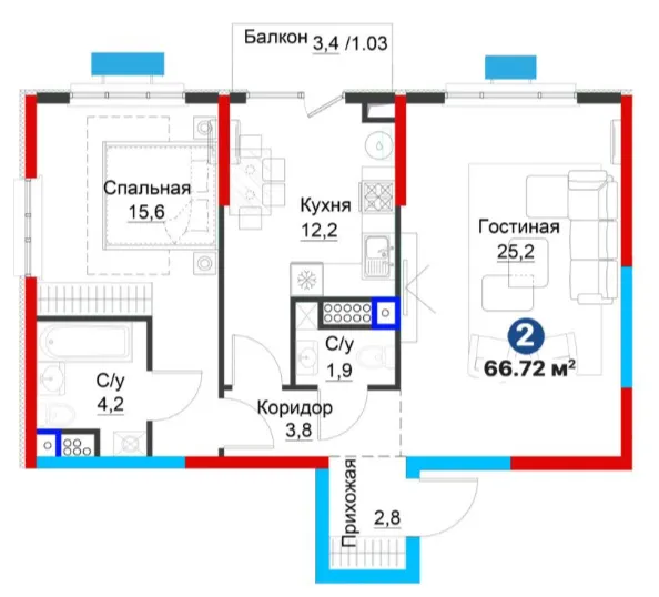 2-комн