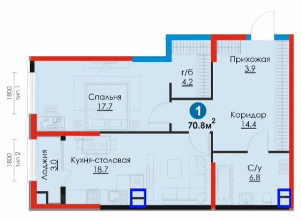 3-комн