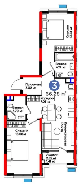3-комн