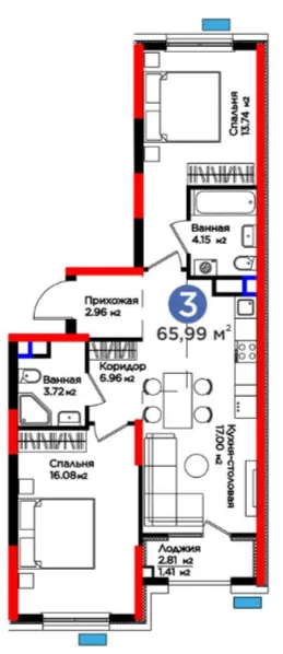 3-комн