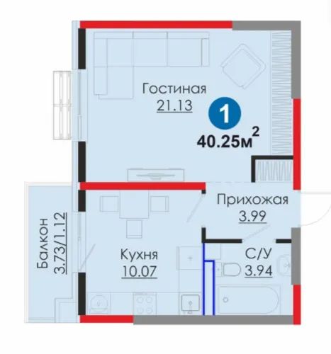 1-комн