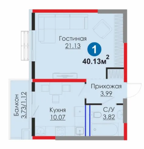 1-комн