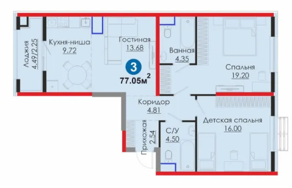 3-комн