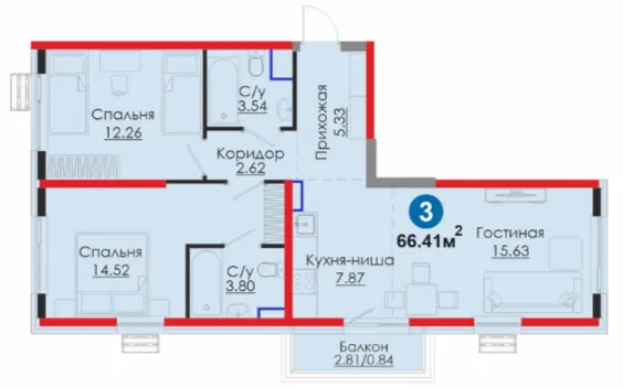 3-комн