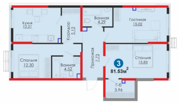 3-комн