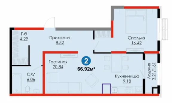 2-комн