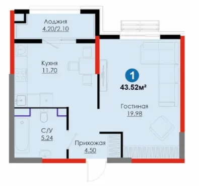 1-комн