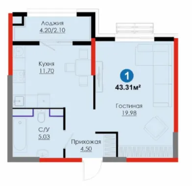 1-комн