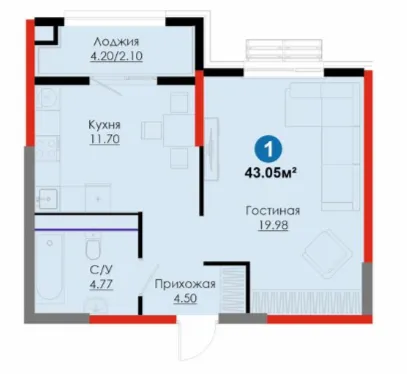 1-комн