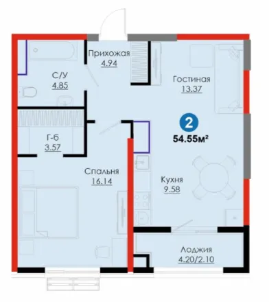 2-комн