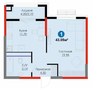 1-комн