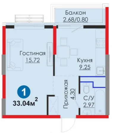 1-комн