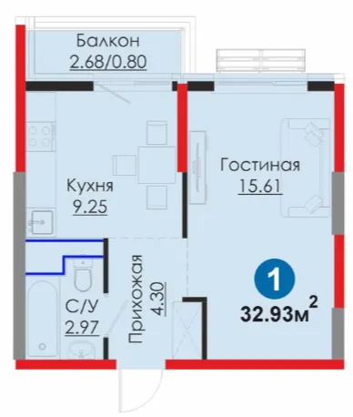 1-комн