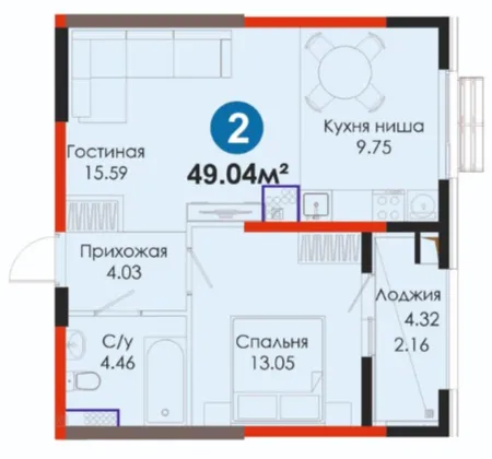 2-комн