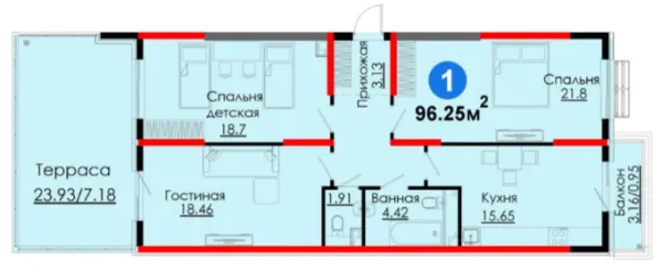 3-комн