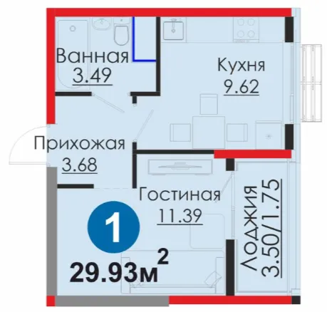1-комн