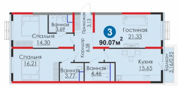 3-комн