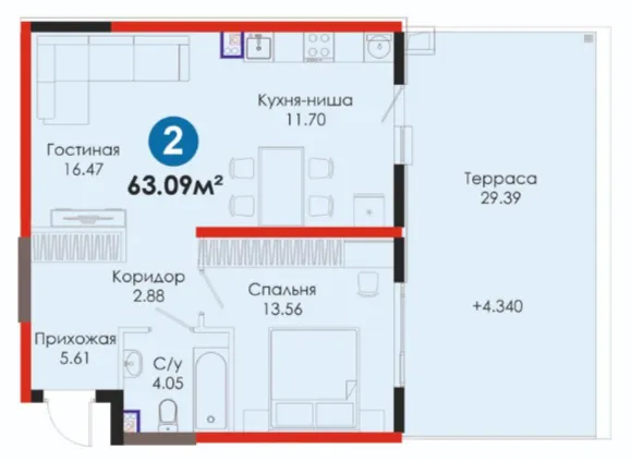 2-комн