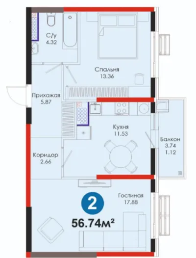 2-комн