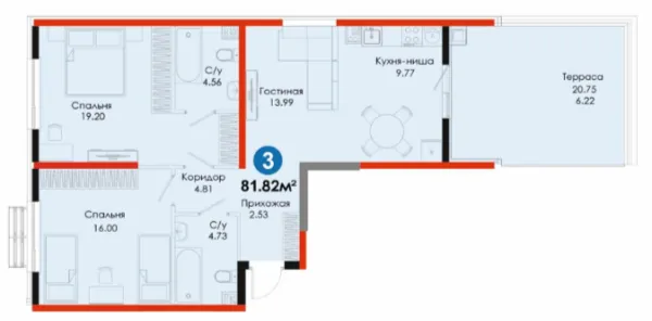 3-комн