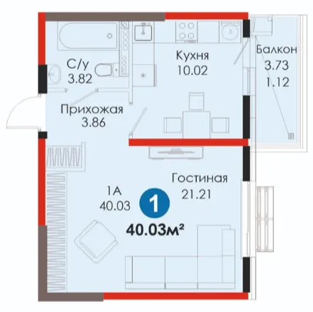 1-комн
