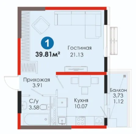 1-комн