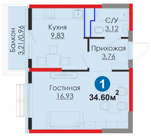 1-комн