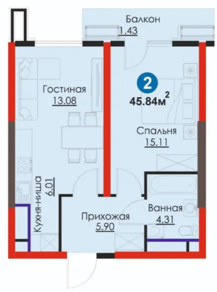2-комн