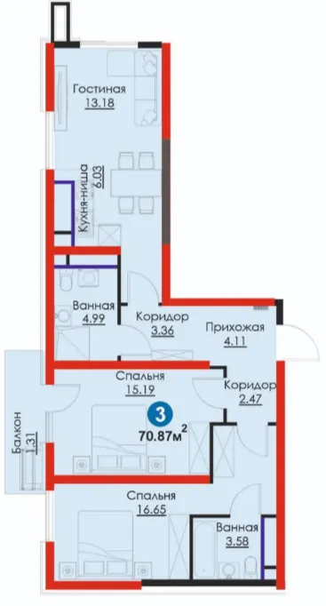 3-комн
