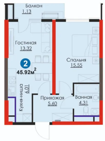 2-комн