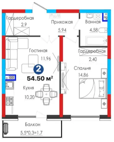 2-комн