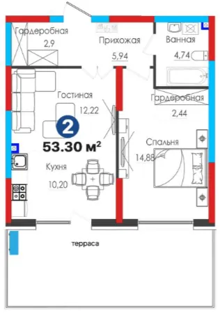 2-комн