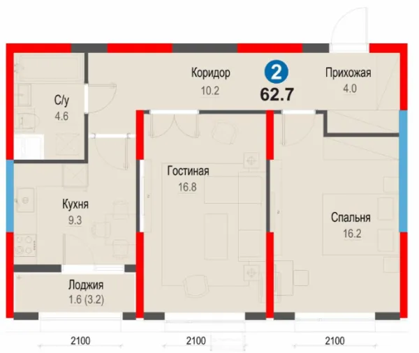 2-комн