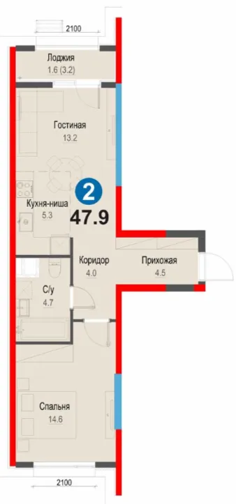 2-комн