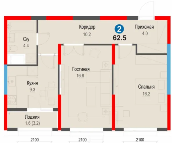 2-комн