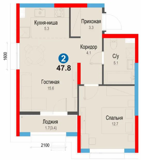 2-комн