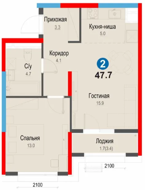 2-комн