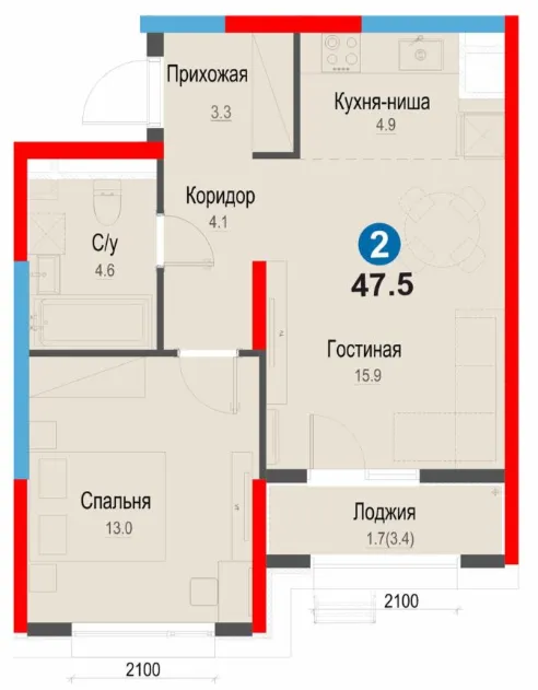 2-комн