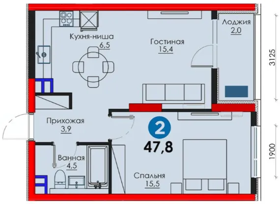 2-комн