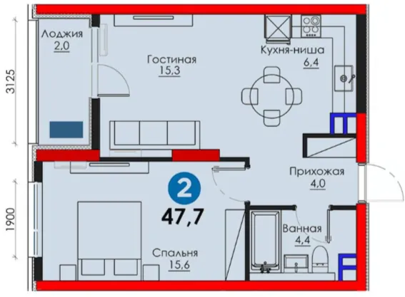 2-комн