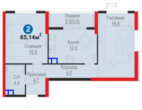 2-комн