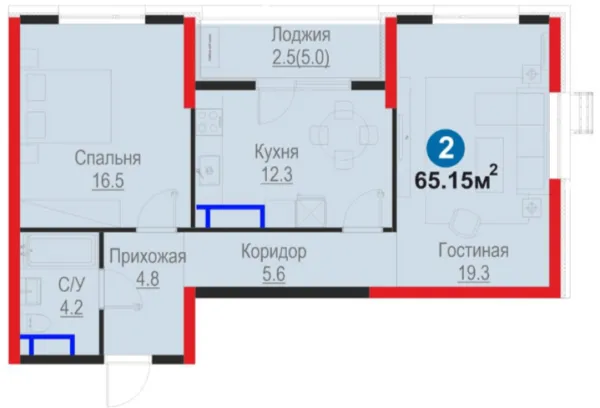 2-комн