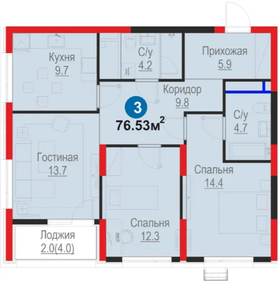 3-комн