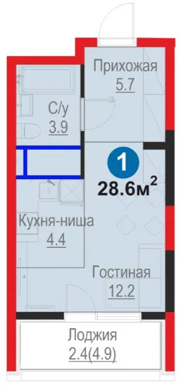 1-комн