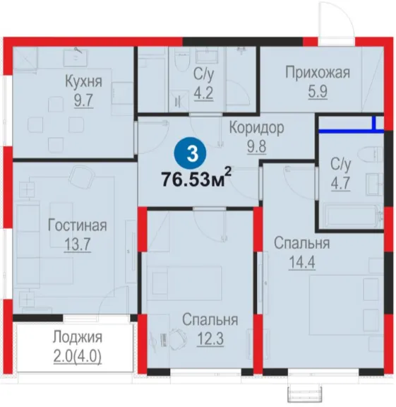 3-комн