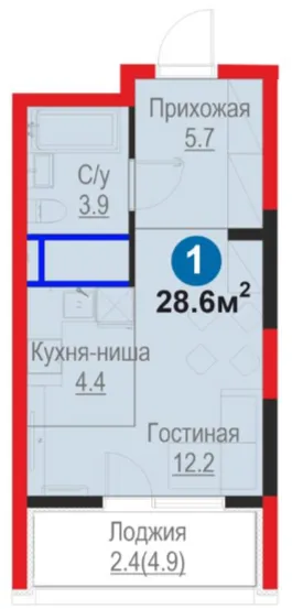 1-комн