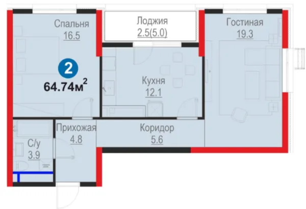 2-комн