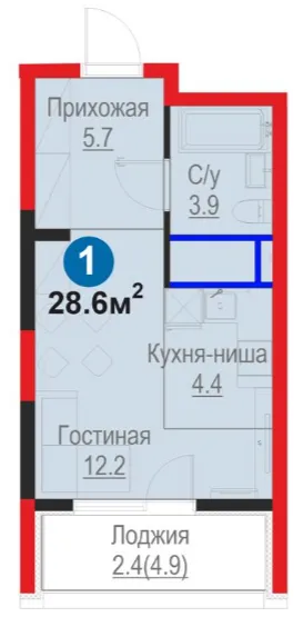 1-комн